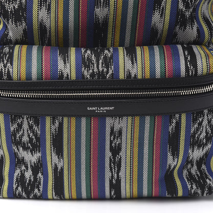 Saint Laurent Canvas Ikat City Backpack Multicolor 9 of 9
