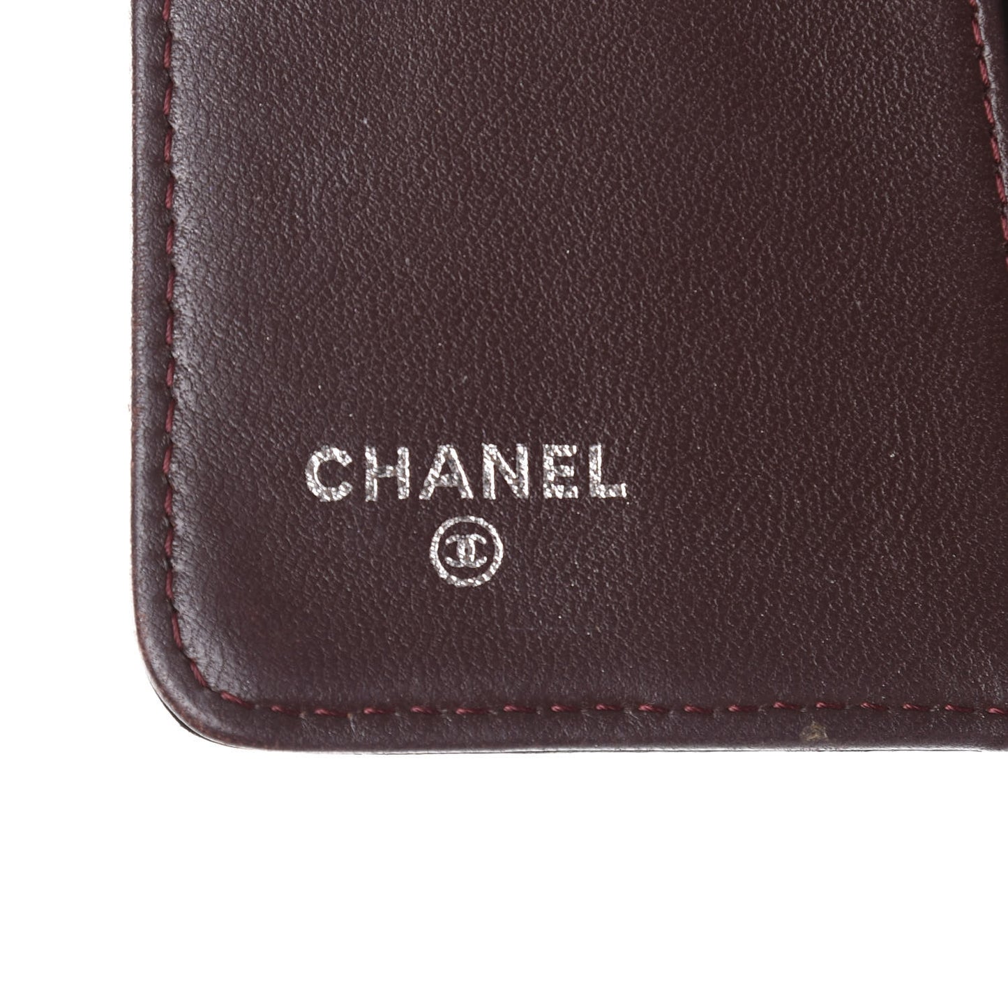 Lambskin Medium Agenda Cover Black