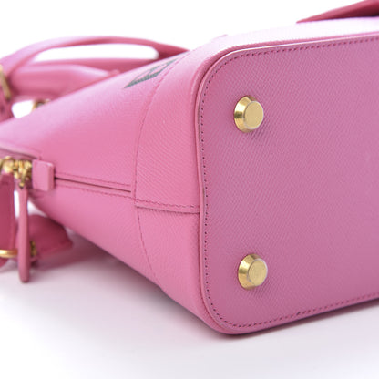 Balenciaga Signature Grained Calfskin S Ville Top Handle Bag Rose Bubblegum Black 9 of 13