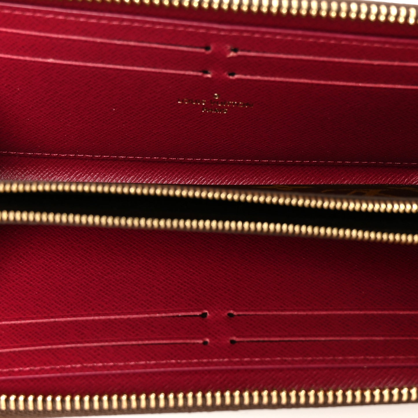 Monogram Clemence Wallet Fuchsia
