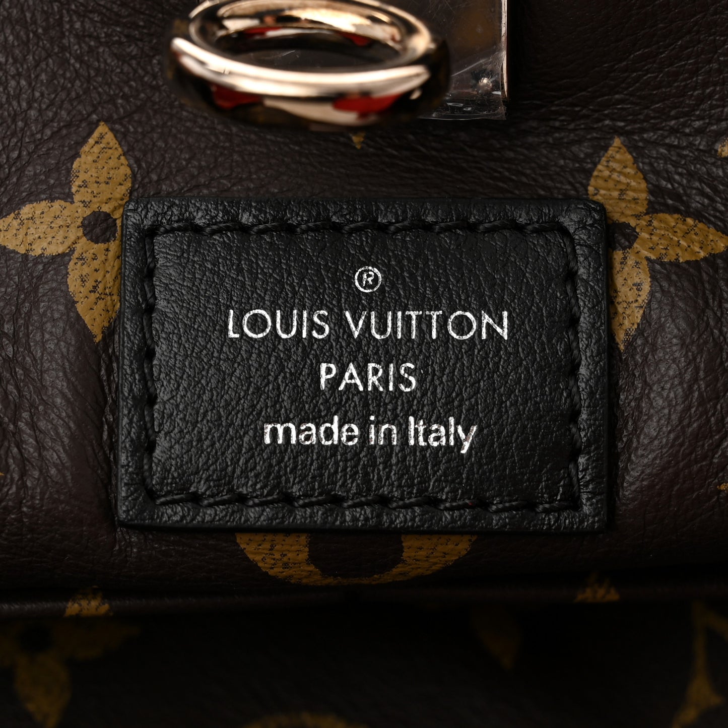 Calfskin Monogram Atlantis PM Red