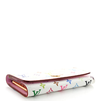 Louis Vuitton Monogram Multicolor Multicles 4 Key Holder White Litchi 4 of 8