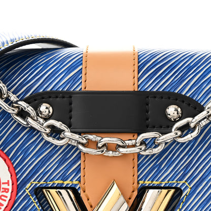 Louis Vuitton Epi Complice Trunks and Bags Twist Shoulder Bag MM Denim Light 9 of 13