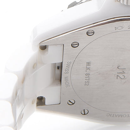 Chanel Stainless Steel Ceramic 38mm J12 Automatic Watch White 7 of 9