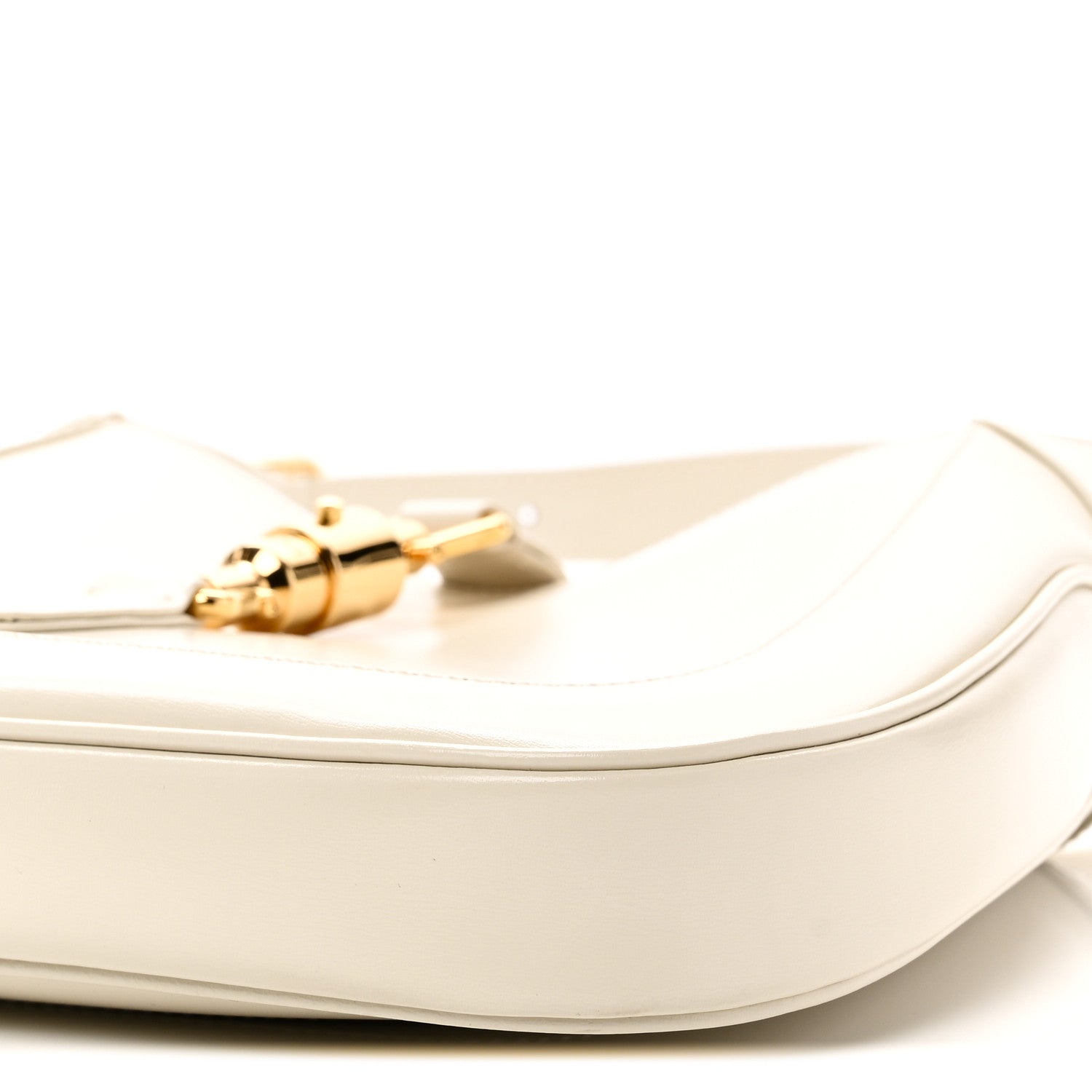 Gucci Boarded Dyana Lux Calfskin Small Jackie 1961 Hobo Mystic White 10 of 10