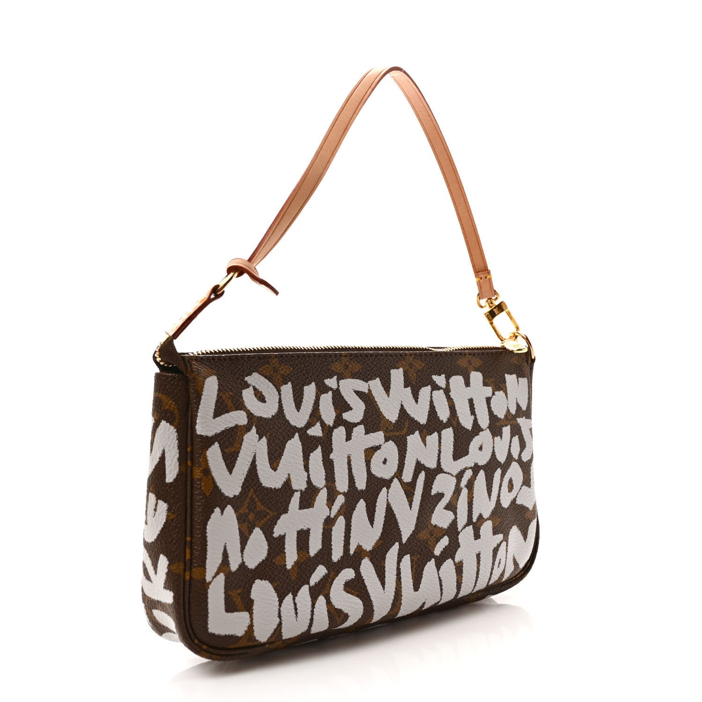 Monogram Graffiti Pochette Accessories Silver