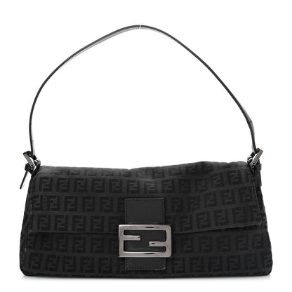 Fendi Zucchino Baguette Black 1 of 11