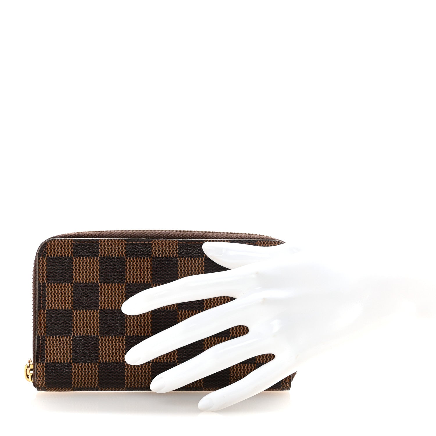 Louis Vuitton Damier Ebene Zippy Compact Wallet 2 of 7