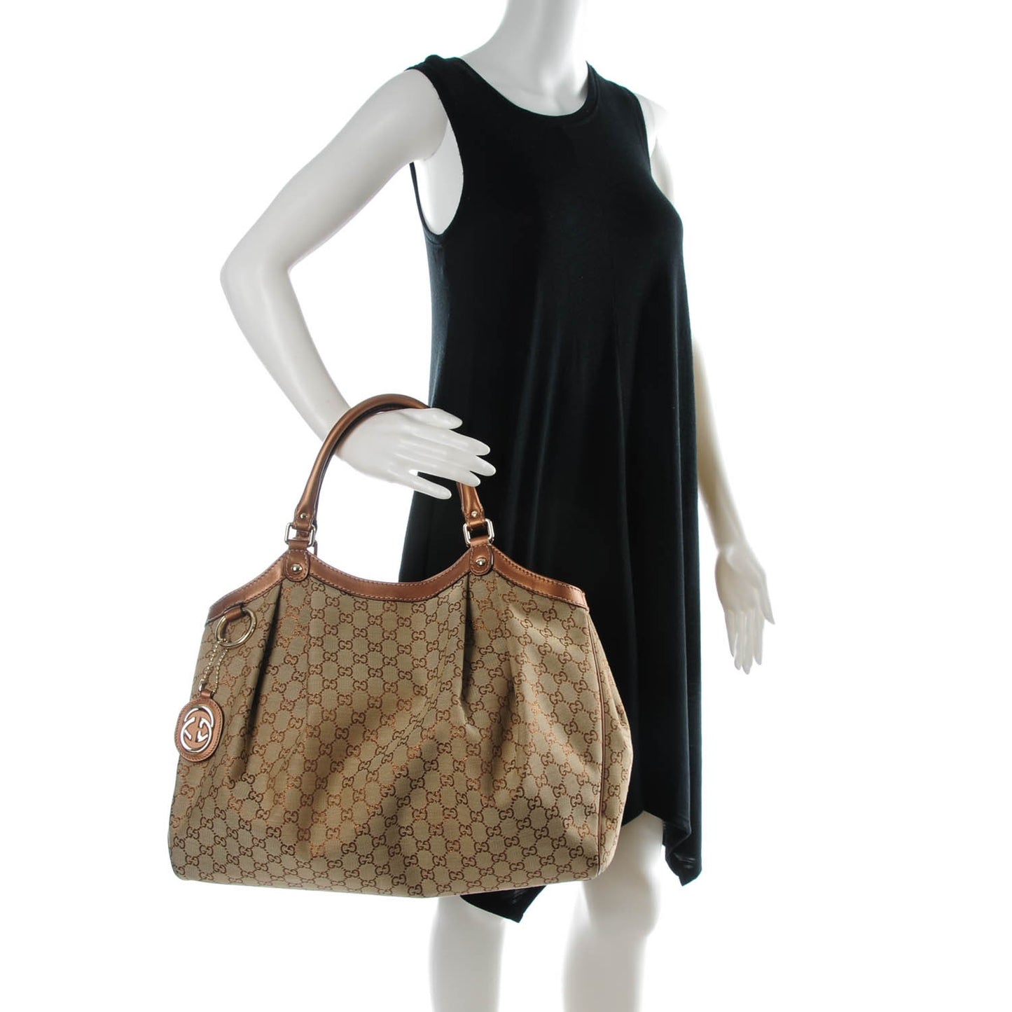 Monogram Large Sukey Tote Bronze