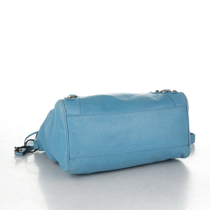 Balenciaga Agneau Classic Hardware Velo Bleu Indigo 4 of 13