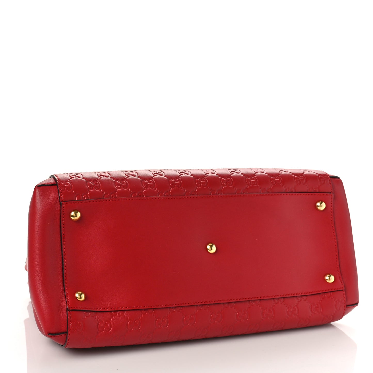 Soft Guccissima Top Handle Bag Red