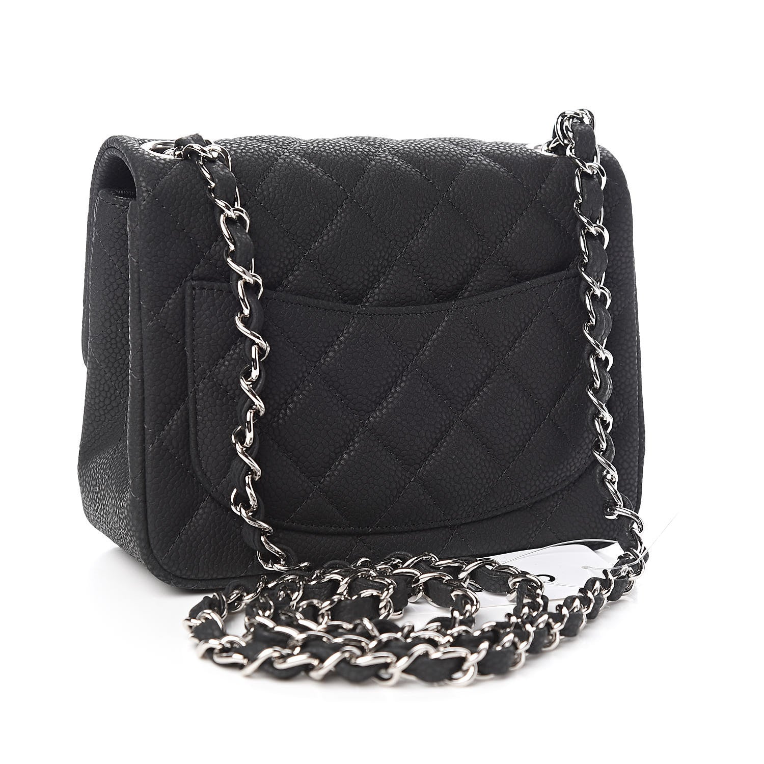Chanel Iridescent Caviar Quilted Mini Square Flap Black 3 of 11