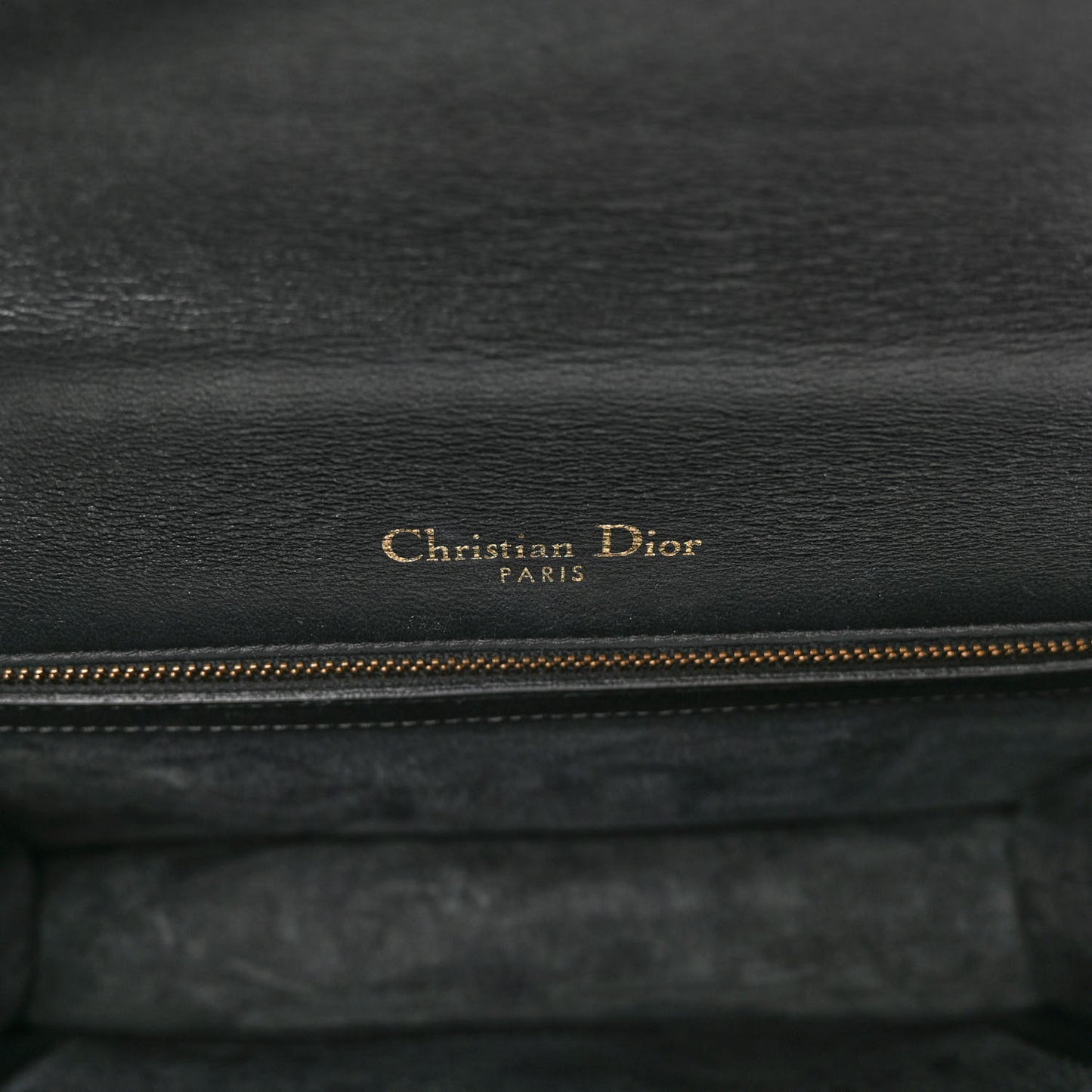 Lambskin Studded Medium Diorama Flap Bag Black