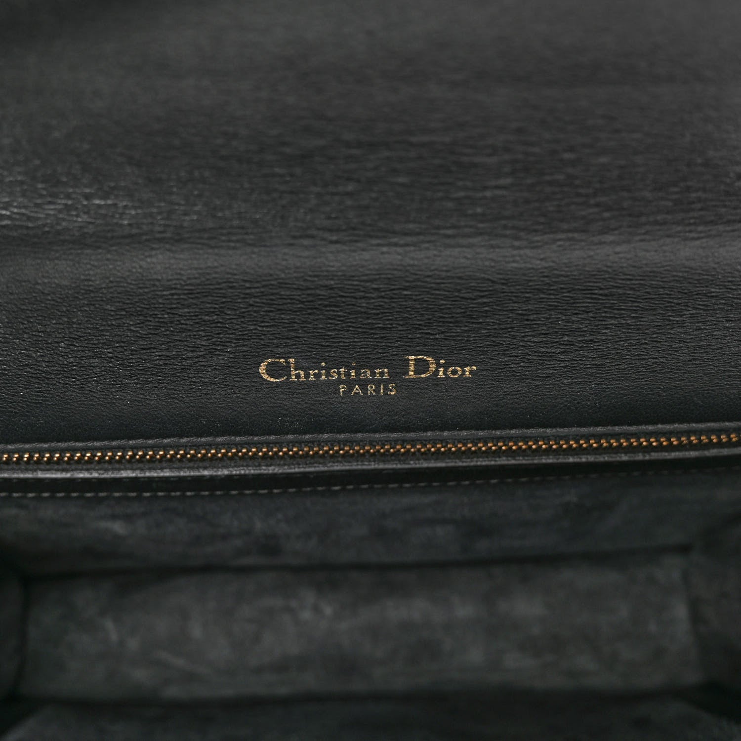 Christian Dior Lambskin Studded Medium Diorama Flap Bag Black 6 of 9