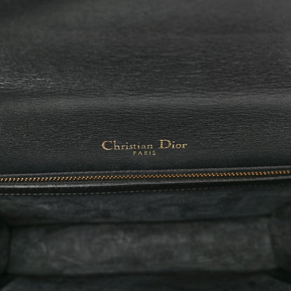 Christian Dior Lambskin Studded Medium Diorama Flap Bag Black 6 of 9