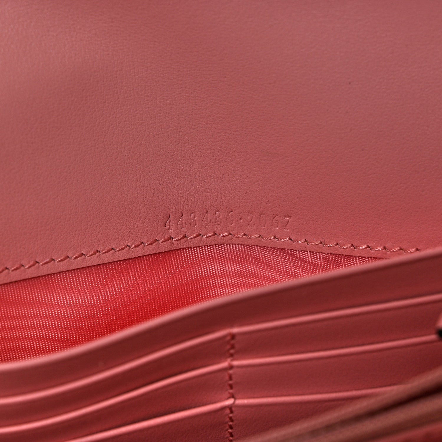 Gucci Calfskin Matelasse GG Marmont Continental Wallet Perfect Pink 6 of 10
