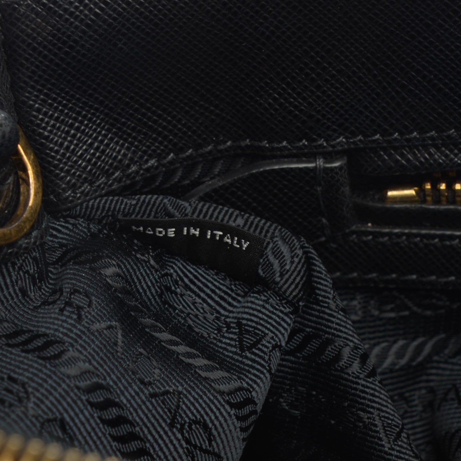 Prada Saffiano Small Galleria Double Zip Tote Black 7 of 8