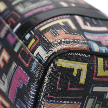 Fendi Zucca Spalmati Vitello FF Multicolor Forever Boston Multicolor Black 30 of 31