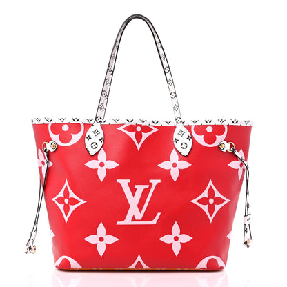 Louis Vuitton Monogram Giant Neverfull MM Rouge 3 of 18