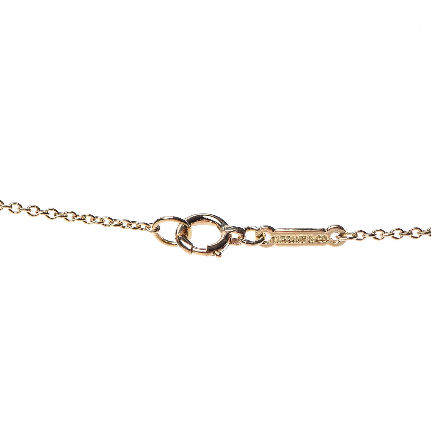 18K Yellow Gold Mini Heart Key Pendant Necklace