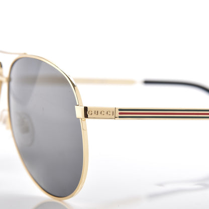 Gucci Aviator Sunglasses GG0237S Gold 8 of 10
