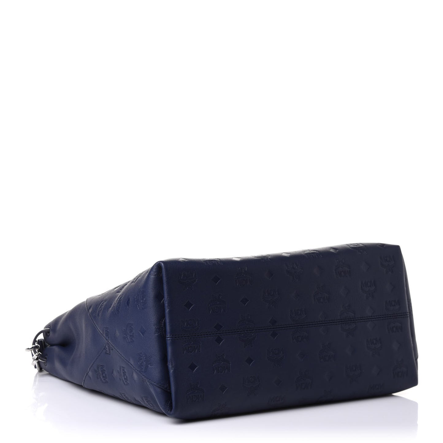 Calfskin Ottomar Monogram Large Klara Hobo Navy Blue