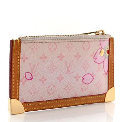 Louis Vuitton Monogram Cherry Blossom Key Pouch Pink 3 of 8