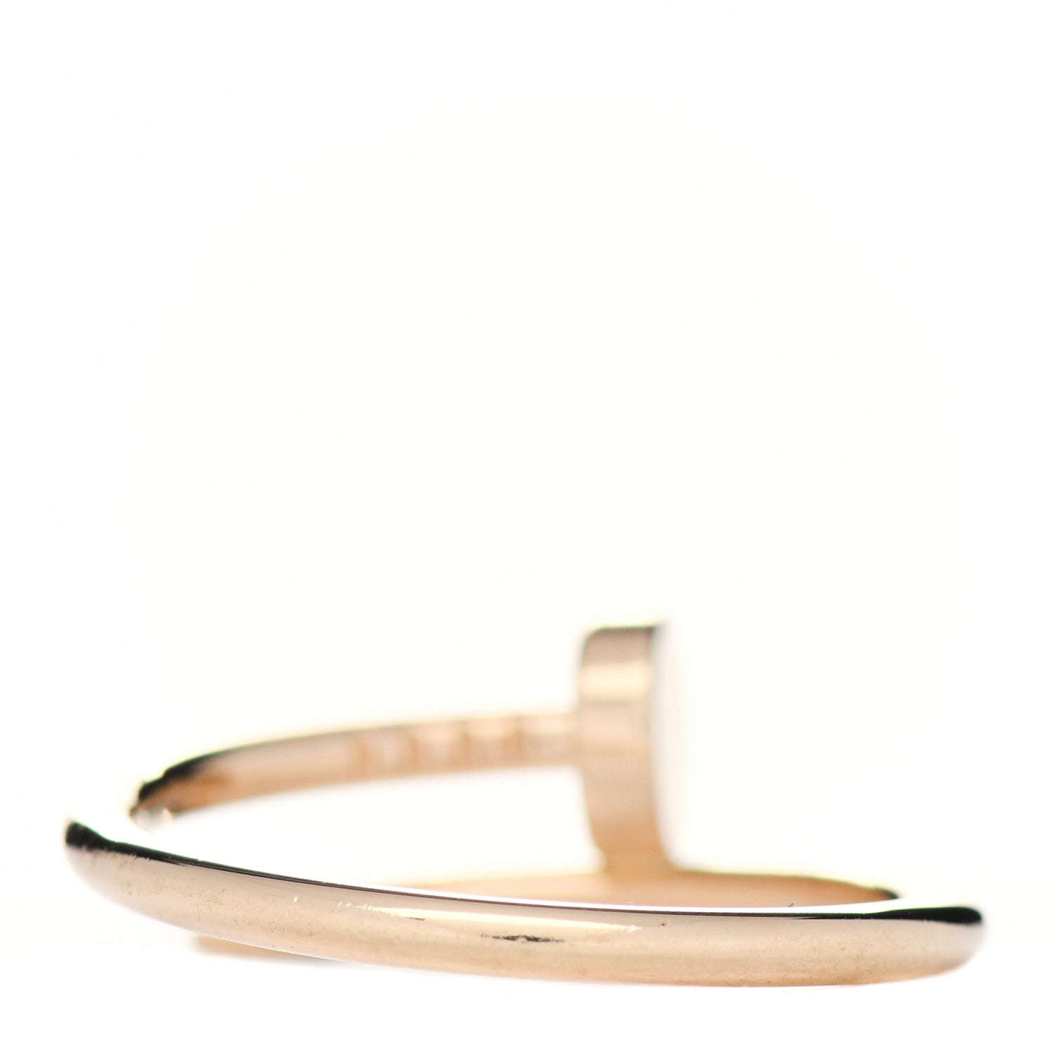 Cartier 18K Yellow Gold Small Juste Un Clou Ring 54 7 3 of 5