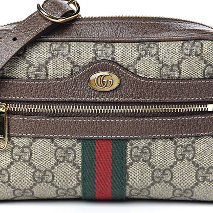 Gucci GG Supreme Monogram Web Mini Ophidia Shoulder Bag Brown 11 of 11
