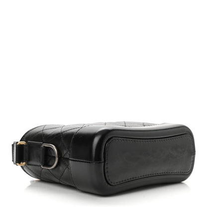 Chanel Aged Calfskin Quilted Small Gabrielle Hobo Black 4 of 10