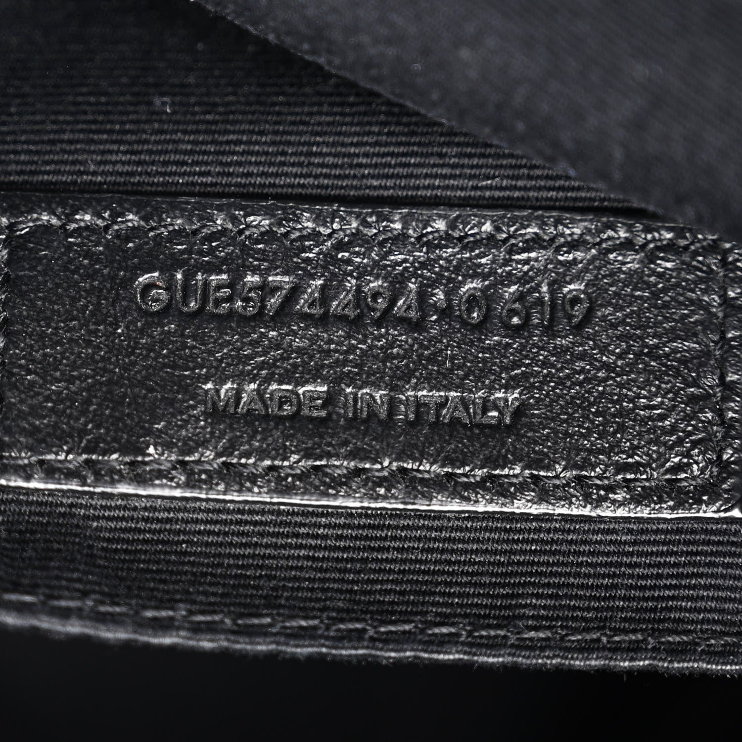 Saint Laurent Calfskin Matelasse Monogram Monochrome Lou Camera Bag Black 7 of 11