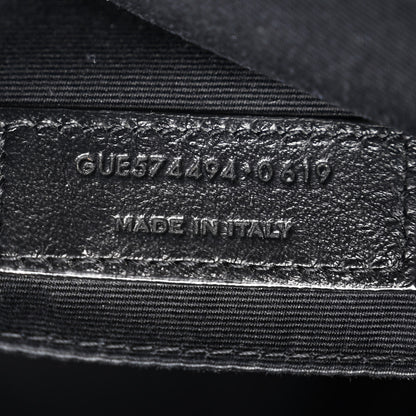 Saint Laurent Calfskin Matelasse Monogram Monochrome Lou Camera Bag Black 7 of 11