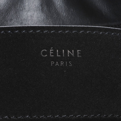 Celine Suede Patent Leather Large Phantom Luggage Black 5 of 8