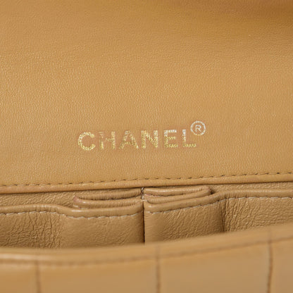 Chanel Lambskin East West Chocolate Bar Flap Beige 6 of 7