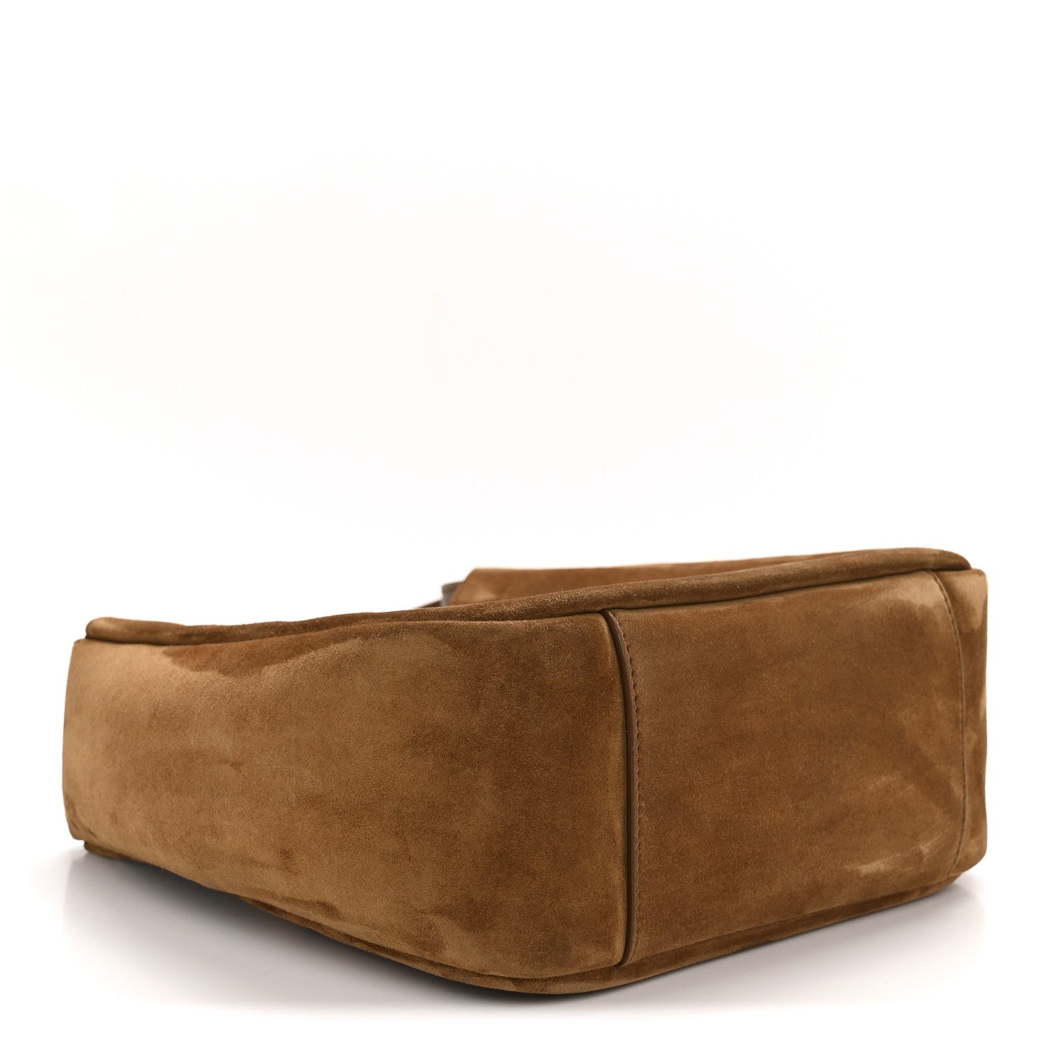 Saint Laurent Suede Small Le 5 A 7 Soft Hobo Caramel Cognac 4 of 11