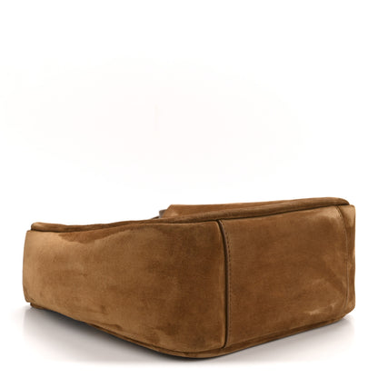 Saint Laurent Suede Small Le 5 A 7 Soft Hobo Caramel Cognac 4 of 11