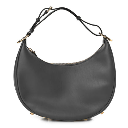 Fendi Vitello Grace Matte Small Fendigraphy Hobo Bag Anthracite 1 of 8
