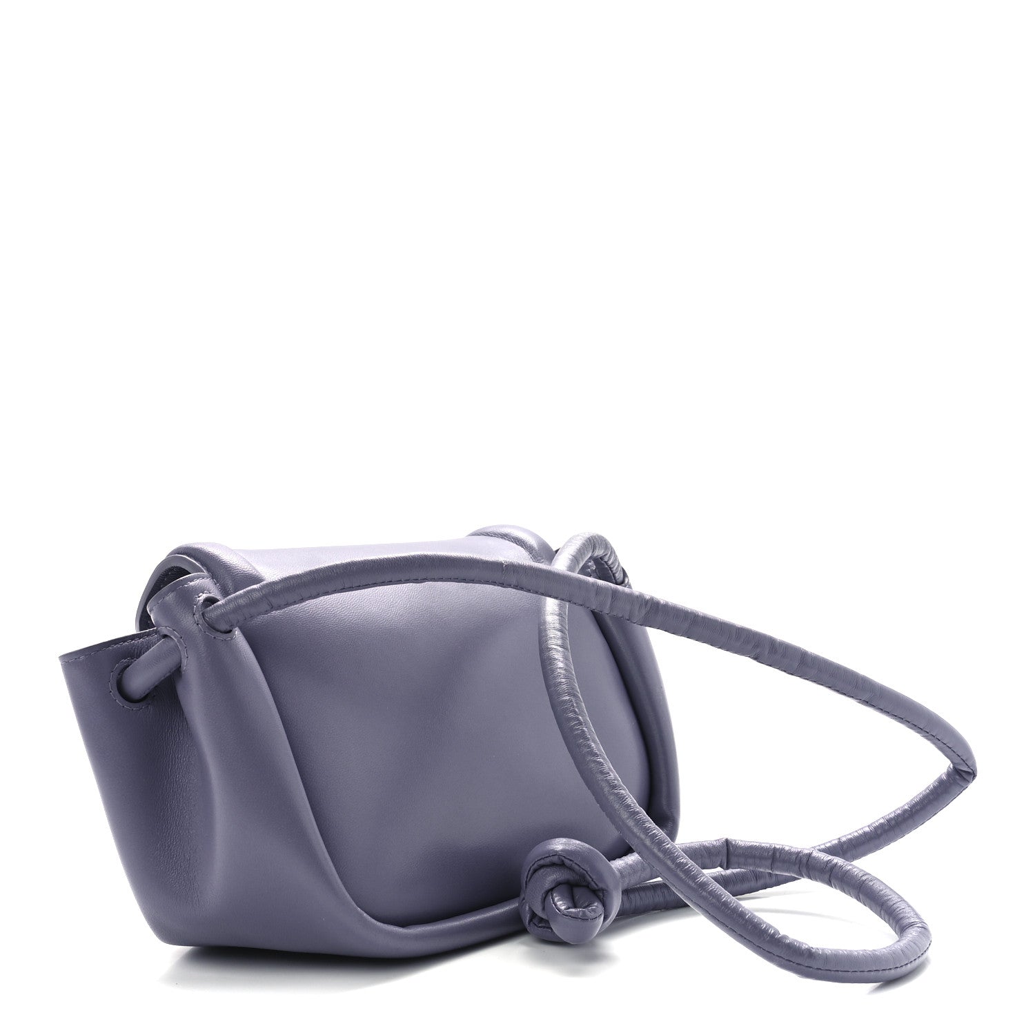 Bottega Veneta Lambskin Small Beak Triangle Flap Shoulder Bag Lavender 3 of 10