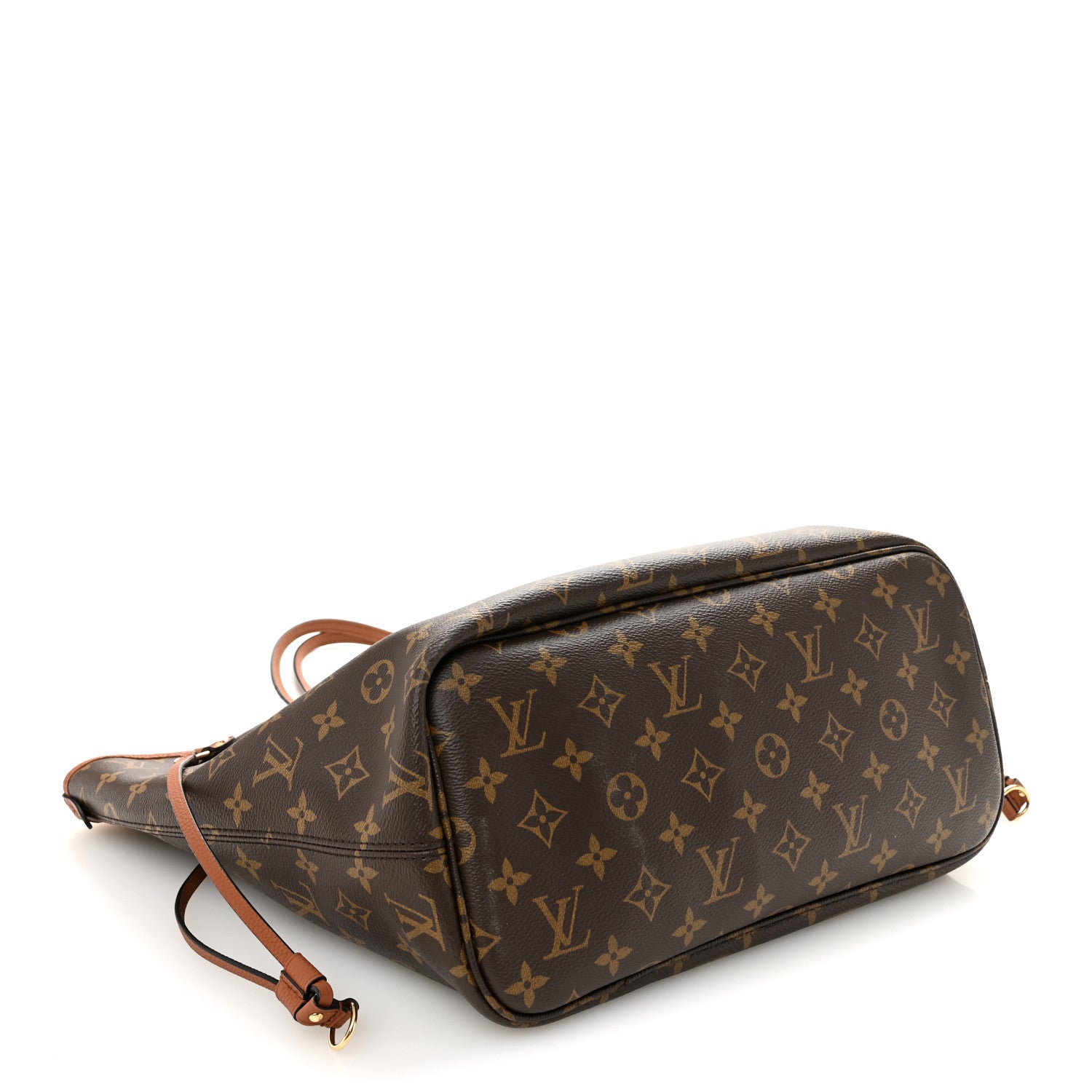 Louis Vuitton Monogram Calfskin Neo Neverfull Inside Out MM Tan 6 of 17