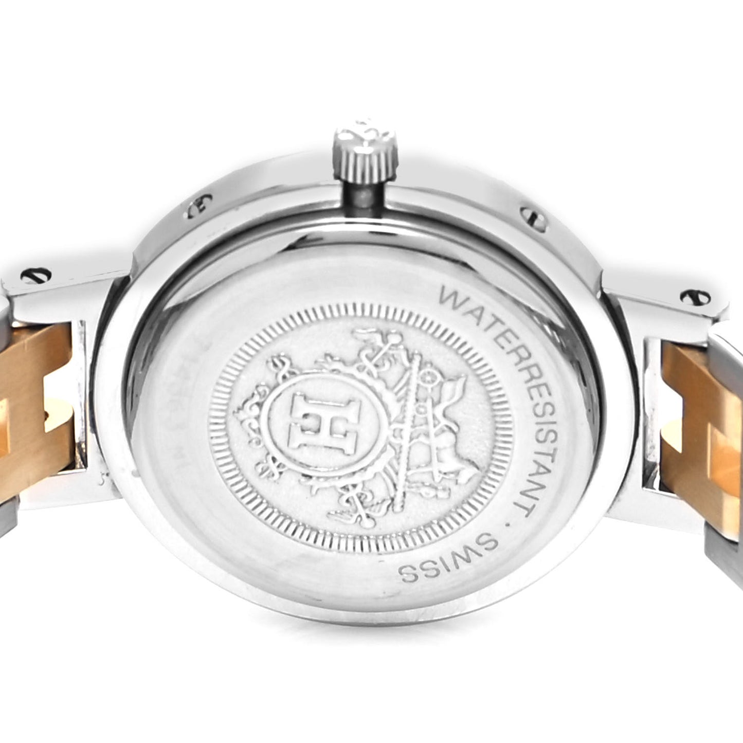 Stainless Steel 24mm Clipper Quartz Watch Gold