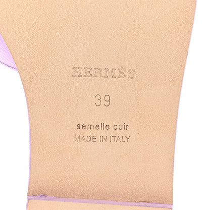 Hermes Epsom Oran Sandals 39 Violet Amethyste 8 of 8