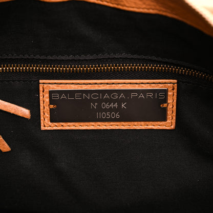 Balenciaga Agneau Classic Hardware Weekender Cumin 7 of 11