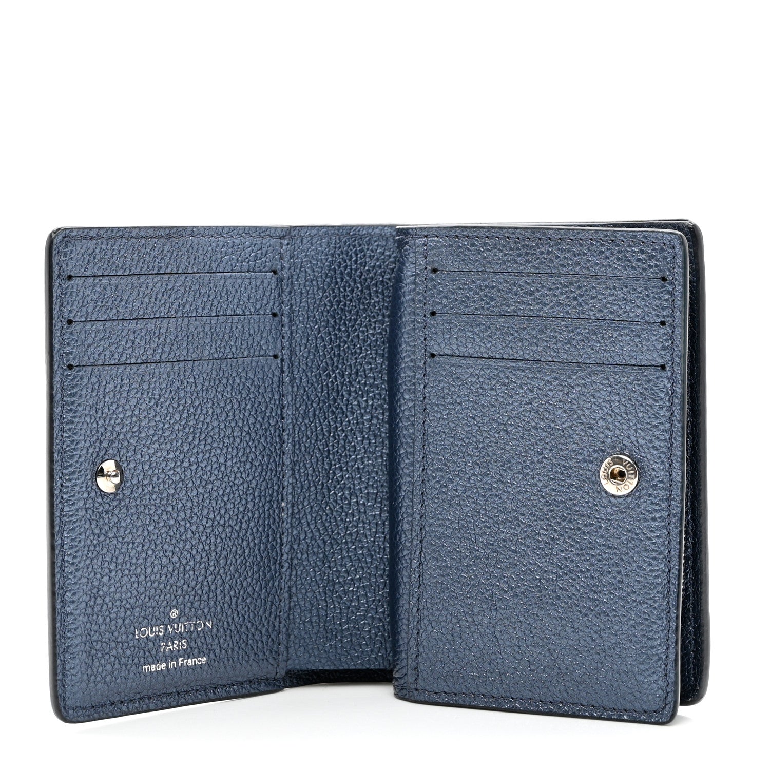 Louis Vuitton Metallic Empreinte Clea Wallet Navy Nacre 4 of 6