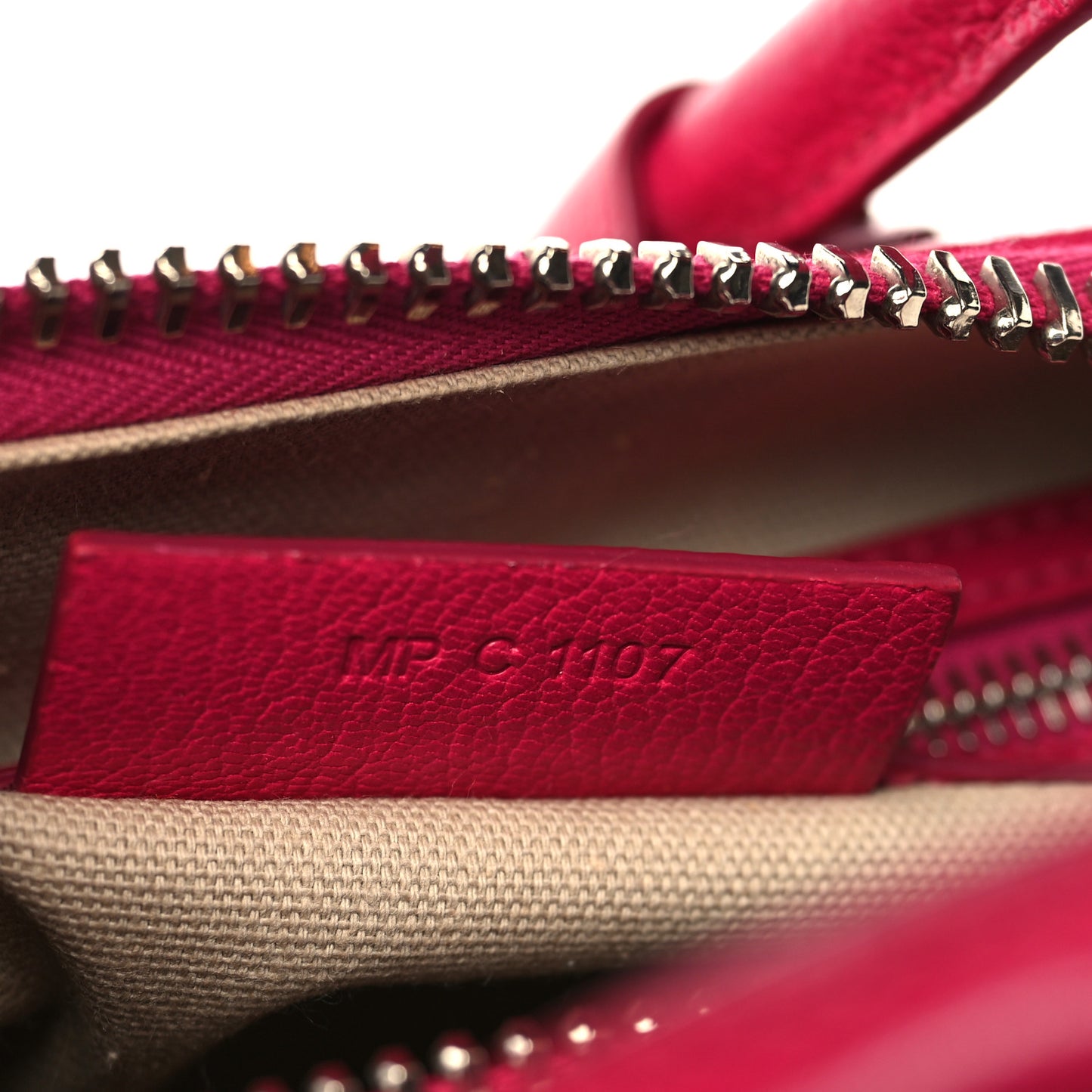 Sugar Goatskin Mini Antigona Fushia