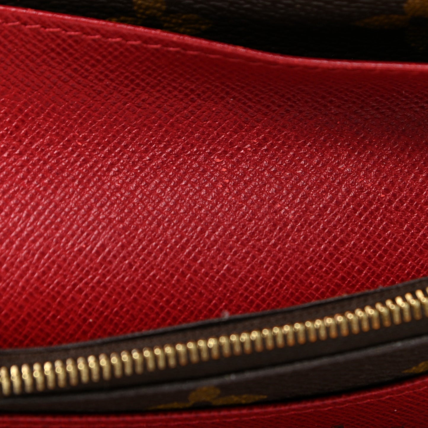 Monogram Josephine Wallet Red