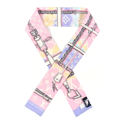Louis Vuitton Silk Monogram Escale Confidential Bandeau Pink 1 of 4