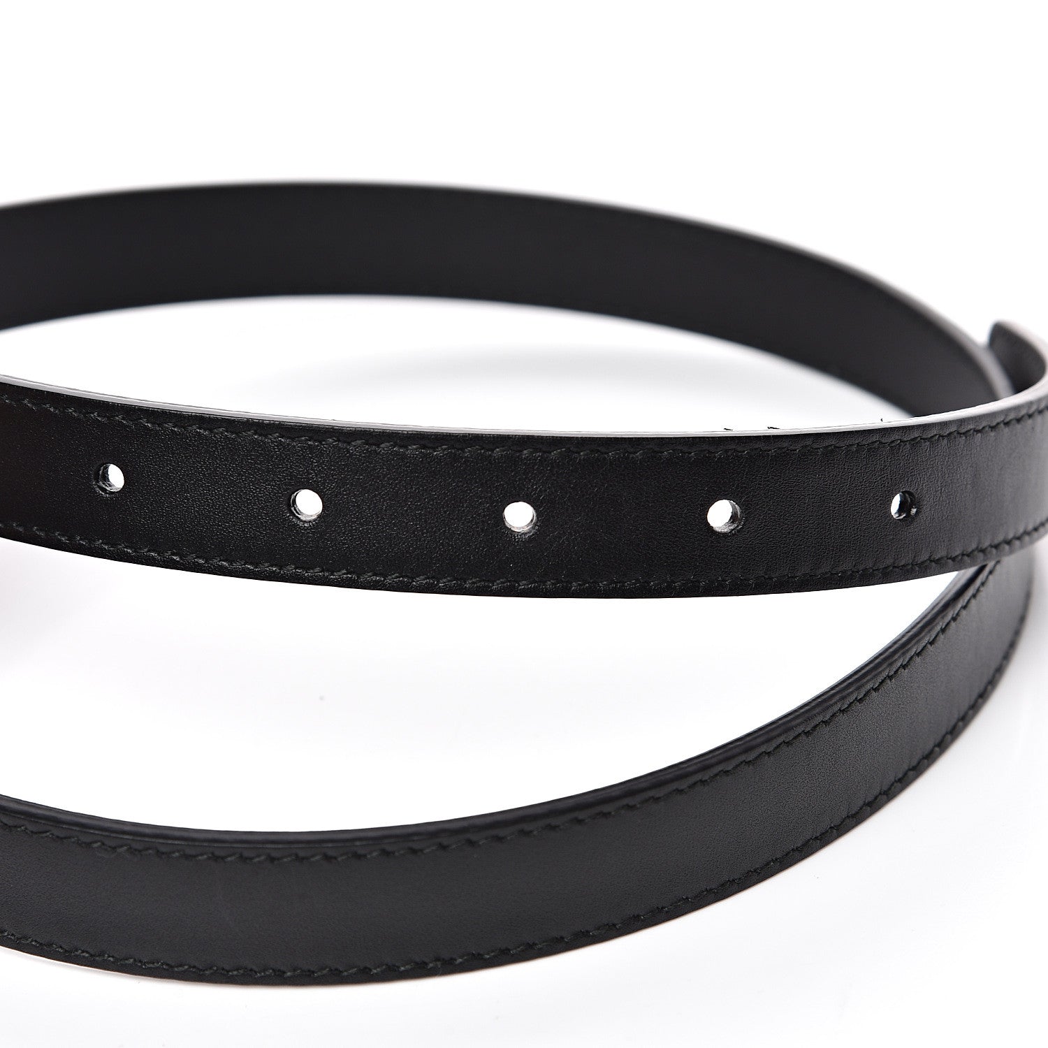 Gucci Calfskin Double G 20mm Belt 70 28 Black 4 of 6