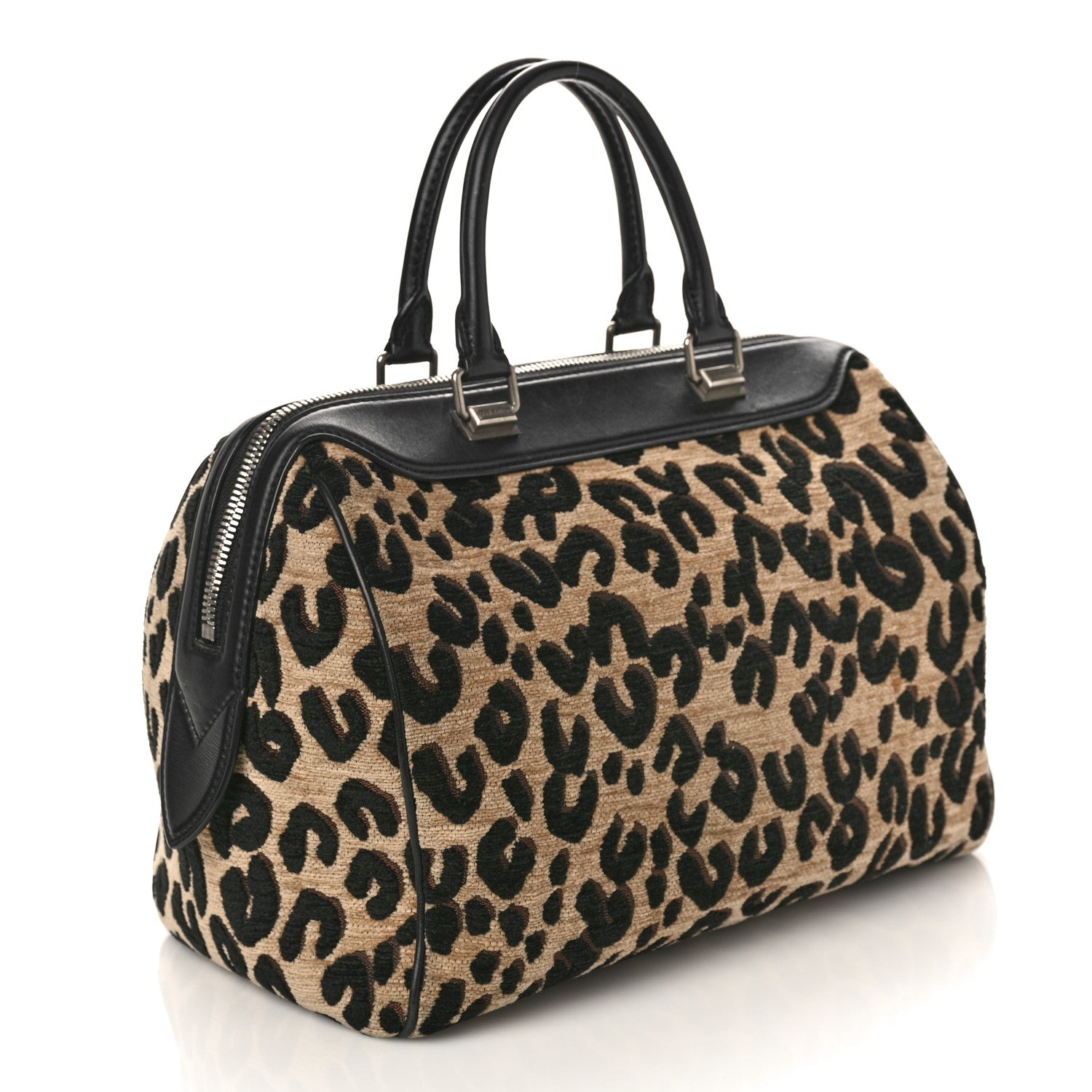 Louis Vuitton Jacquard Velvet Leopard Print Stephen Sprouse Speedy 2 of 11