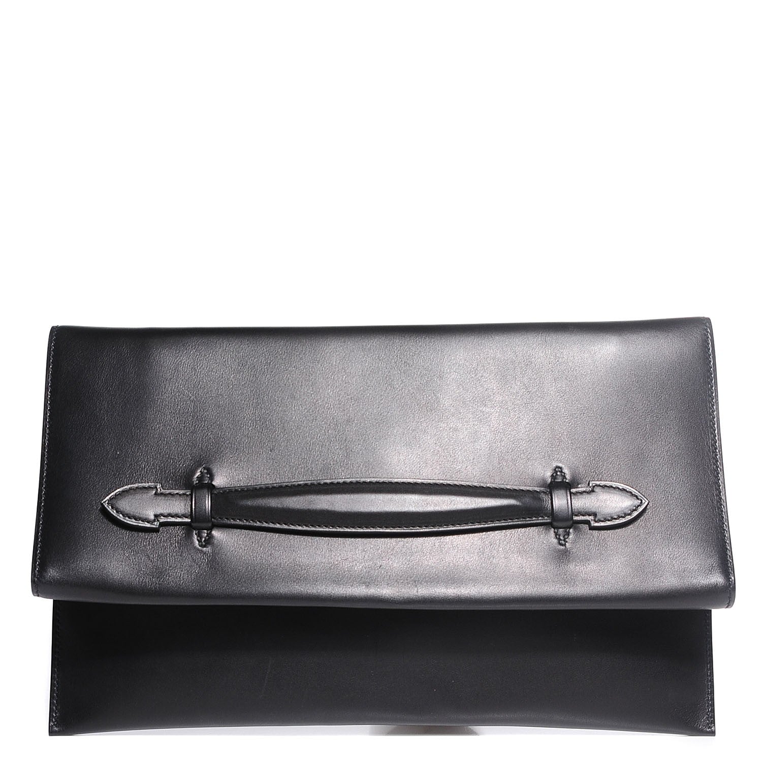 Hermes Evercalf Pliplat Clutch Black 1 of 7