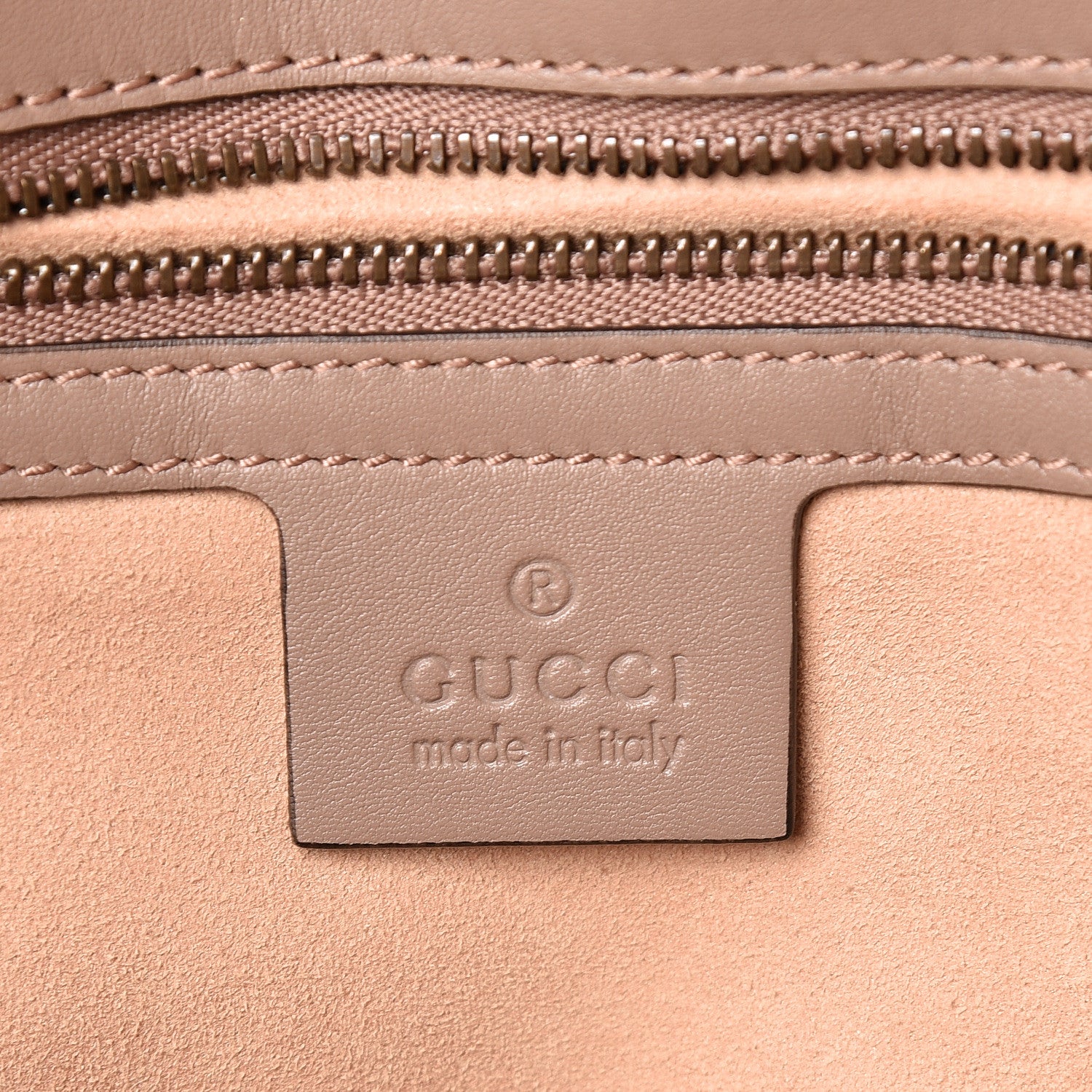 Gucci Calfskin Matelasse Medium GG Marmont Shoulder Bag Porcelain Rose 6 of 12